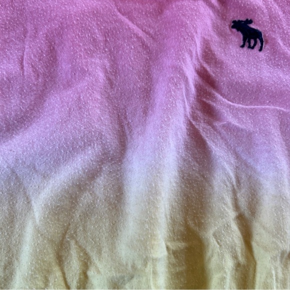 Lot Of 4 Abercrombie Kids Sleeveless Logo Tank Top Girl Sz 9/10 Pink Navy TieDye - Picture 9 of 11